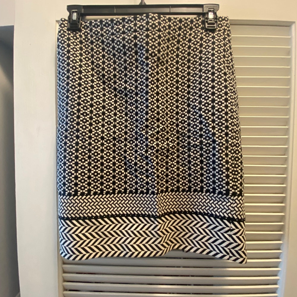 J Crew Patterned Pencil Skirt